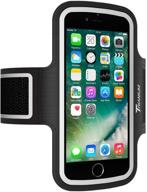 📱 water resistant trianium armband for large phone - iphone xs max xr iphone x 8 7 6s plus, lg g7 g6, galaxy s9 s8, note 9 8 (fits otterbox defender/lifeproof case) - armtrek pro sport armband with key holder logo