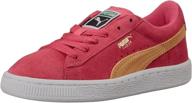 puma unisex kids suede jr sneakers: comfortable and stylish footwear for children logo