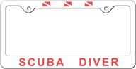 🤿 innovative scuba concepts car license plate frame: diving into style with the au15 scuba diver plastic frame logo