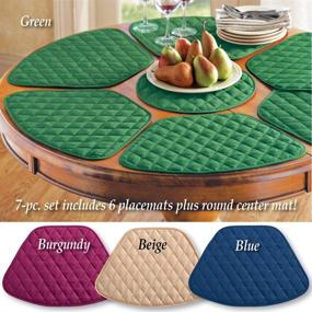 img 1 attached to Enhance Your Dining Experience with Collections Etc Kitchen Placemat Centerpiece