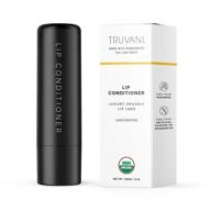 🌿 truvani organic lip conditioner: moisturizing, clean, paraben free, unscented logo