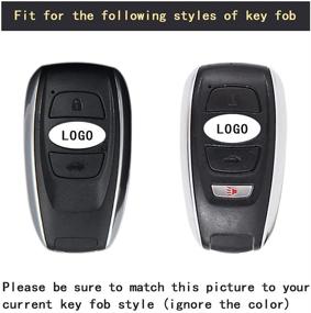 img 1 attached to 🔑 TANGSEN Blue TPU Smart Key Fob Case: Protective Cover for Subaru BRZ, CROSSTREK, Forester, Impreza, Legacy, Outback, WRX STI Keyless Entry Remote Control