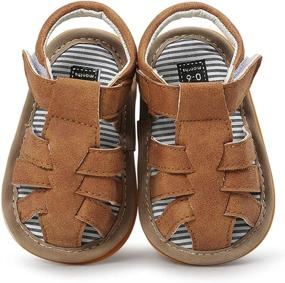 img 1 attached to LAFEGEN Sandals Outdoor Toddler 3 18Months Boys' Shoes : Sandals