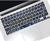 🚀 patterned keyboard cover for old macbook air 13.3'' (a1466/a1369) & pro 13.3'' (a1278/a1425/a1502) & 15'' (a1286) & 17'' (a1297) - us layout (with/without retina display) featuring space man design logo