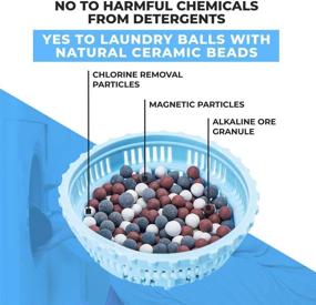 img 2 attached to 🐑 Wool Dryer Balls for Washing Machine: Eco-Friendly Laundry Solution with Beads - Perfect Alternative to Detergent