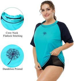 img 2 attached to 👚 ATTRACO Ladies Rashguard Shirt Sleeve for Women's Swimsuits & Cover Ups: Stylish Protection and Comfort for Your Beachwear