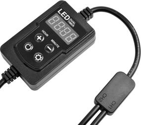 img 4 attached to 🐠 Enhance Your Aquarium Lighting with NICREW Dual Channel Aquarium Light Timer and LED Digital Dimmer