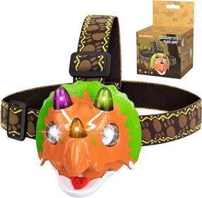 img 4 attached to 🎃 Halloween Christmas Headbands with Built-in Flashlight by BROADREAM