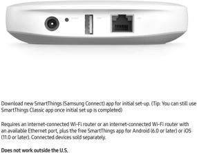 img 3 attached to SAMSUNG SmartThings Hub 3rd Gen GP-U999SJVLGDA - Enhanced Connectivity, White