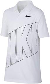 img 1 attached to 👕 Стильная и комфортная: Поло-рубашка Nike для мальчиков с коротким рукавом для классического образа