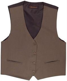 img 1 attached to 👔 Alberto Danelli Boy's 4 Button Formal Vest Suit Set: Elegant Style for Young Gentlemen