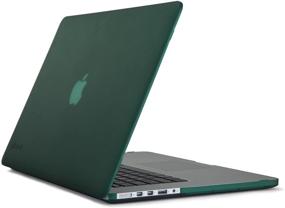 img 1 attached to 📦 Speck Products SeeThru Satin Soft Touch Case for MacBook Pro Retina 13-Inch, Malachite Green (SPK-A1892)