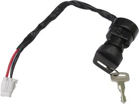 img 2 attached to Ignition Key Switch for Yamaha Kodiak 400 YFM400 2x4 4x4 2003-2006: Replace & Enhance Your ATV's Starting Mechanism