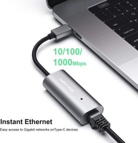 img 2 attached to WAVLINK USB C 3.1 to Gigabit Ethernet Adapter - 🔌 Type-C to Gigabit Ethernet Network Adapter for Windows and Mac OS X