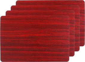 img 4 attached to 👨 Jovono Waterproof Non-Slip Kitchen Placemats