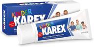 🦷 kinder karex fluoride-free hydroxyapatite toothpaste for kids, babies, and toddlers - 65g tube: safe to swallow logo