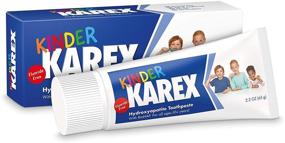 img 4 attached to 🦷 Kinder Karex Fluoride-Free Hydroxyapatite Toothpaste for Kids, Babies, and Toddlers - 65g Tube: Safe to Swallow