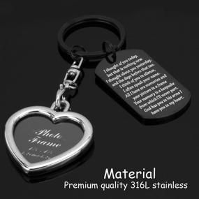 img 3 attached to 🔑 Hutimy In Memory Gifts Keychain: Meaningful Sympathy Remembrance Jewelry for Men & Women - Honoring the Loss of a Loved One