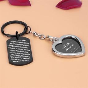 img 1 attached to 🔑 Hutimy In Memory Gifts Keychain: Meaningful Sympathy Remembrance Jewelry for Men & Women - Honoring the Loss of a Loved One