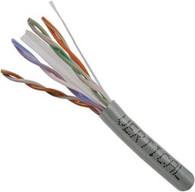 img 3 attached to 🔌 550 MHz Cat6 UTP Bulk Ethernet Cable, 23AWG, Solid Bare Copper - 1000ft, Gray (060 Series)