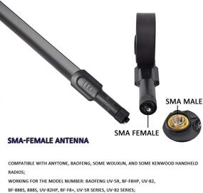 img 2 attached to HYS Dual Band Handheld Bracelet Antennas