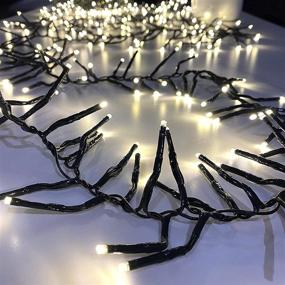 img 1 attached to 🎇 Hyleun 768 LED Firecrackers Fairy Twinkle Cluster String Light - Perfect Indoor/Outdoor Decoration for Christmas, Weddings, and Parties