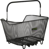 racktime baskit front basket black logo