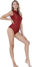 img 2 attached to Speerise Backless Leotard Gymnastics Bodysuit