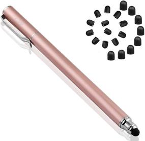 img 4 attached to 🌹 Bargains Depot 2-in-1 Stylus Touch Screen Pen: Rose Gold for iPhone, iPad, iPod, Tablet, Galaxy & More