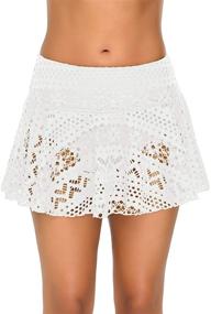 img 1 attached to Flattering Uqnaivs Skirted Waisted Crochet Swimsuit: A Must-have for Stylish Women