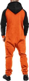 img 1 attached to COOFANDY Raglan Tracksuit Lightweight Jumpsuits Sports & Fitness