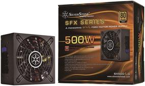 img 2 attached to ⚡ Efficient and Modular SilverStone Technology 500W SFX-L Power Supply: 80 Plus Gold, Lengthened Design, Single Rail, Active PFC (SX500-LG)