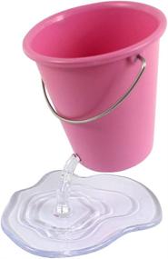 img 4 attached to 🎀 Floating Bucket Creative Pencil Holder - Cute Pink Pen Case Container, Ideal Desk Accessory for Better Organization