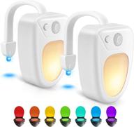 toilet light set: motion activated 🚽 led night lights - enhance your bathroom experience! логотип