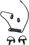 🎧 lsgoodcare replacement acoustic tube earpiece with earbuds - compatible for motorola kenwood icom two-way radio acoustic coil audio mic tube earpiece replacement logo