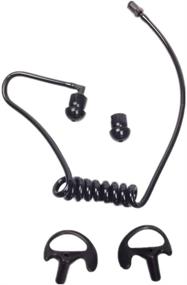 img 4 attached to 🎧 Lsgoodcare Replacement Acoustic Tube Earpiece with Earbuds - Compatible for Motorola Kenwood Icom Two-Way Radio Acoustic Coil Audio Mic Tube Earpiece Replacement