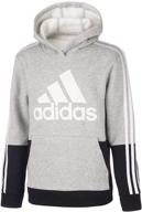 👕 пуловер adidas с цветным блоком для мальчиков логотип