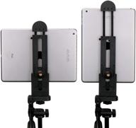 гибкий и регулируемый держатель для планшета ipad tablet tripod mount adapter clamp holder для ipad air pro, microsoft surface и большинства планшетов с дисплеем от 5 до 12 дюймов логотип