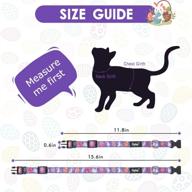 🐶 pupteck cute dog collars 3 pack for easter, all fools' day, and daily wear - soft adjustable collars with removable cloth decoration - ideal easter gift for small medium dogs логотип