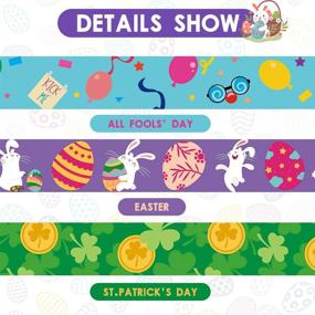 img 3 attached to 🐶 PUPTECK Cute Dog Collars 3 Pack for Easter, All Fools' Day, and Daily Wear - Soft Adjustable Collars with Removable Cloth Decoration - Ideal Easter Gift for Small Medium Dogs