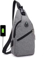unisex bag shoulder backpack crossbody backpacks logo