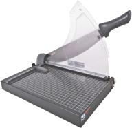 📐 swingline paper trimmer / cutter: 14" guillotine with 40 sheet capacity and low force (98150) logo