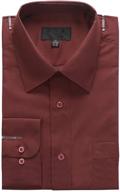 gary com business cocktail burgundy men's clothing in shirts logo