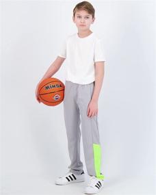 img 1 attached to Real Essentials Pack Sweatpants Basketball Boys' Clothing in Pants