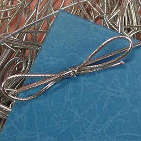 img 2 attached to 🎁 10-Inch Silver Elastic Stretch Loops