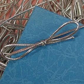 img 1 attached to 🎁 10-Inch Silver Elastic Stretch Loops