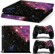 🎮 gam3gear galaxy protective skin decal for ps4 console & controller (not for ps4 slim/pro) logo