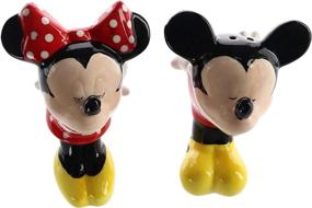 img 1 attached to 🐭 Unique Spice of Life Salt & Pepper Shakers - Mickey and Minnie Mouse Design