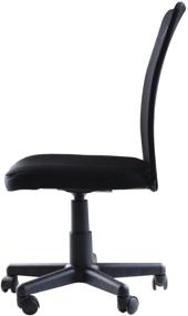 img 3 attached to 🪑 Elevate Your Workspace with the IDS Office Chair: Mesh Ergonomic Mid-Back Armless Executive Computer Table Desk Task Chair with Lumbar Support