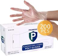 🧤 latex-free tpe disposable gloves (200pcs) - safe for kitchen, household cleaning, and food handling logo